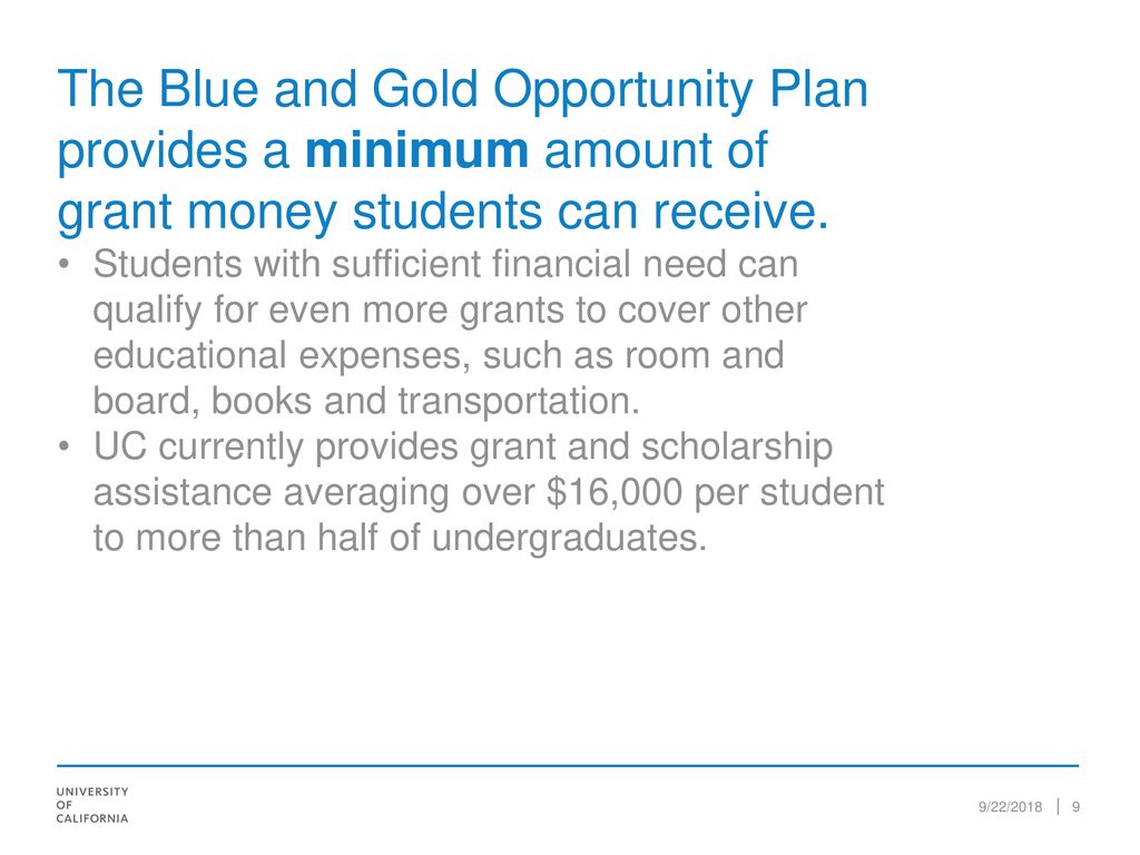 Financial Aid At The University Of California Ppt Download