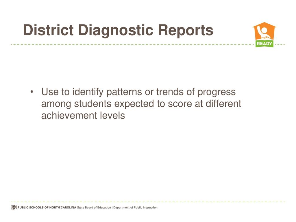 District Diagnostic Reports