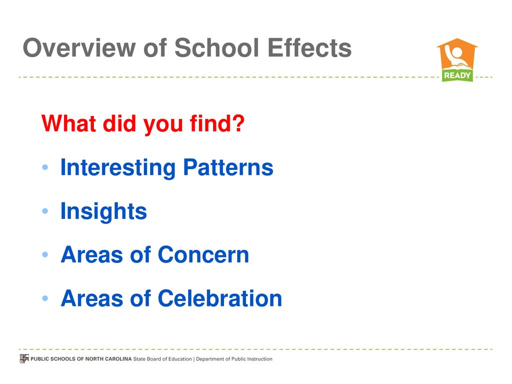 Overview of School Effects