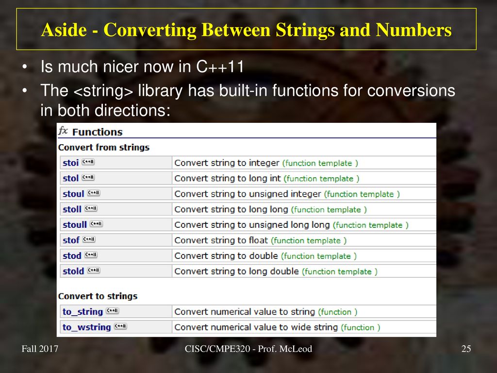 CISC/CMPE320 - Prof. McLeod - ppt download