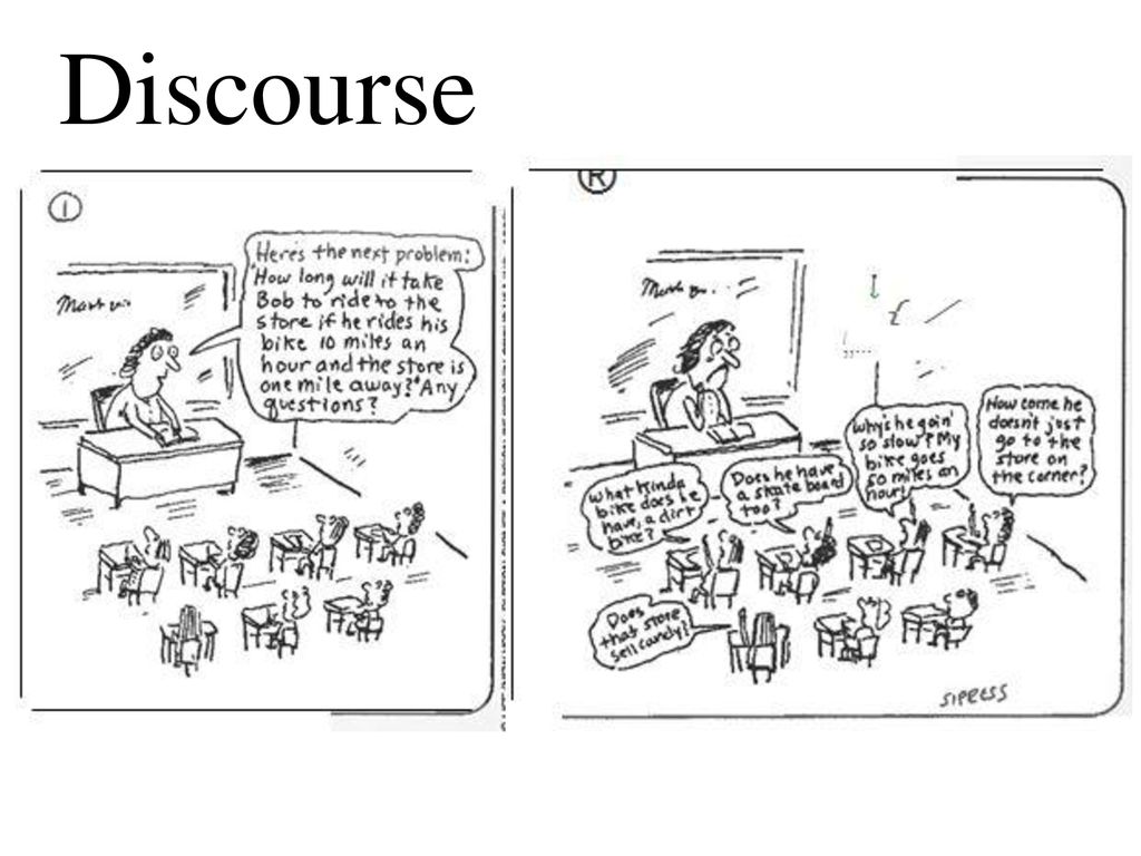 Discourse Show slide.