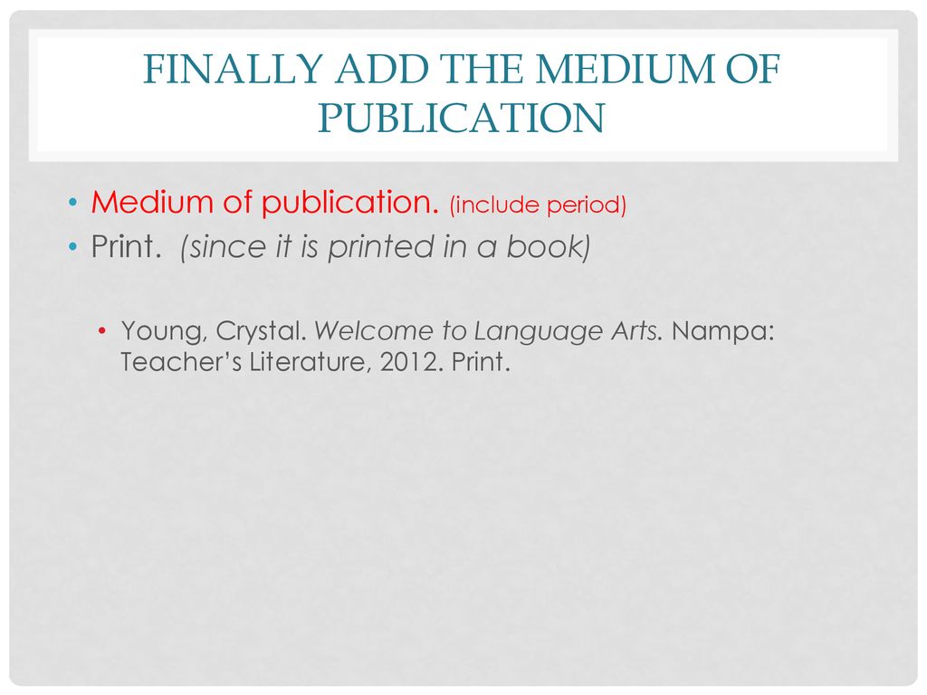 MLA Citing Information From Books Ppt Download mla-citing-information-from-books-ppt-download