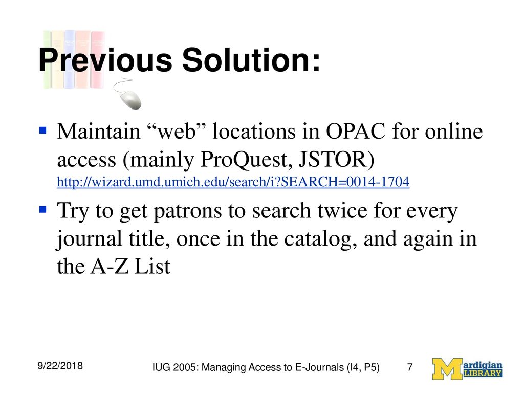 Working the a to z list enhance journal access in the opac ppt download