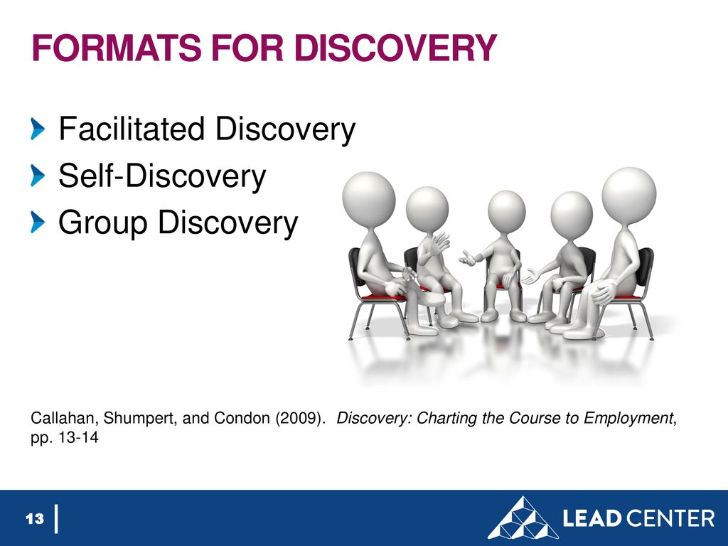 Discovery Charting The Course To Employment