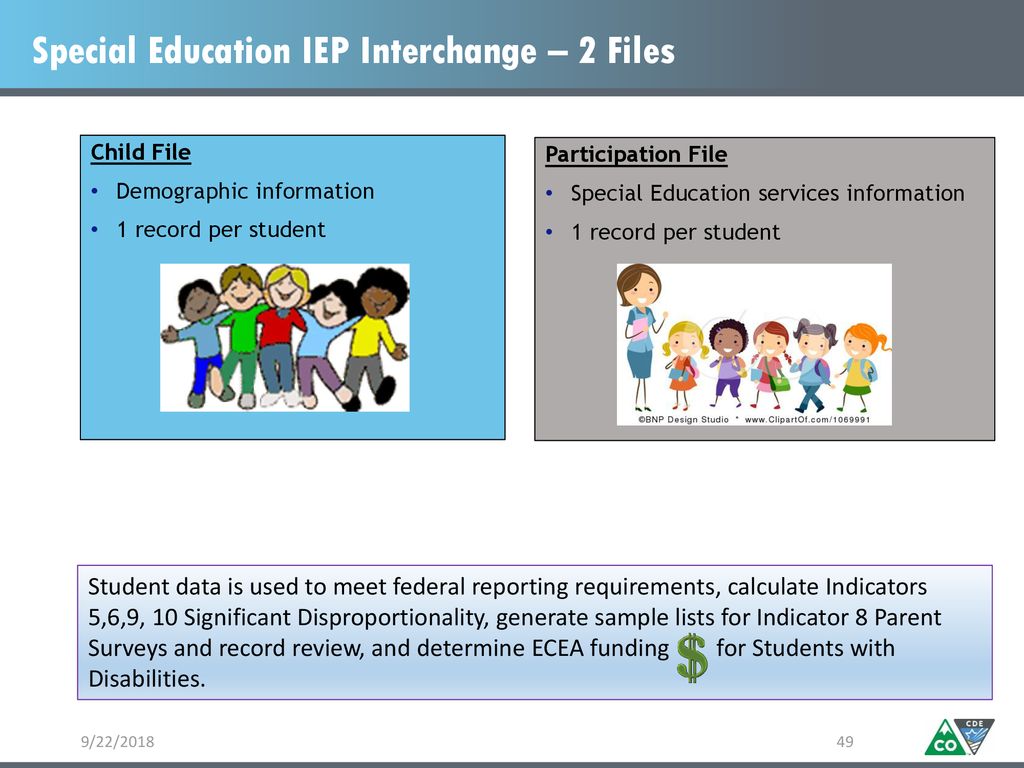 Special Education IEP Interchange – 2 Files