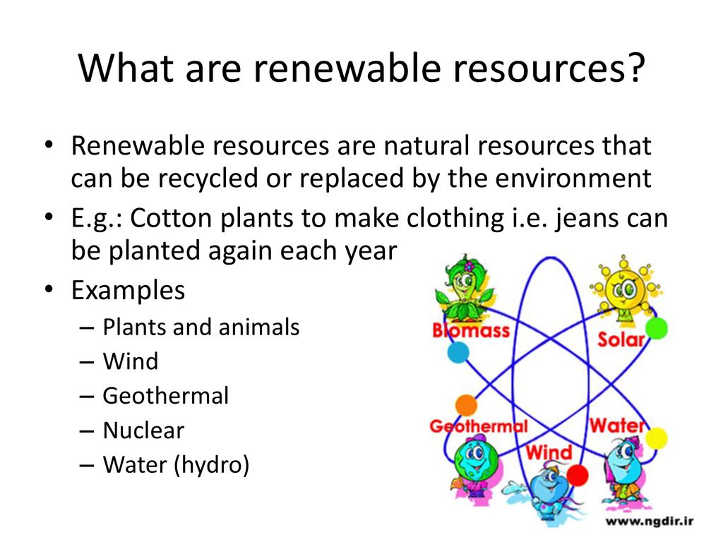 renewable resources. - ppt download
