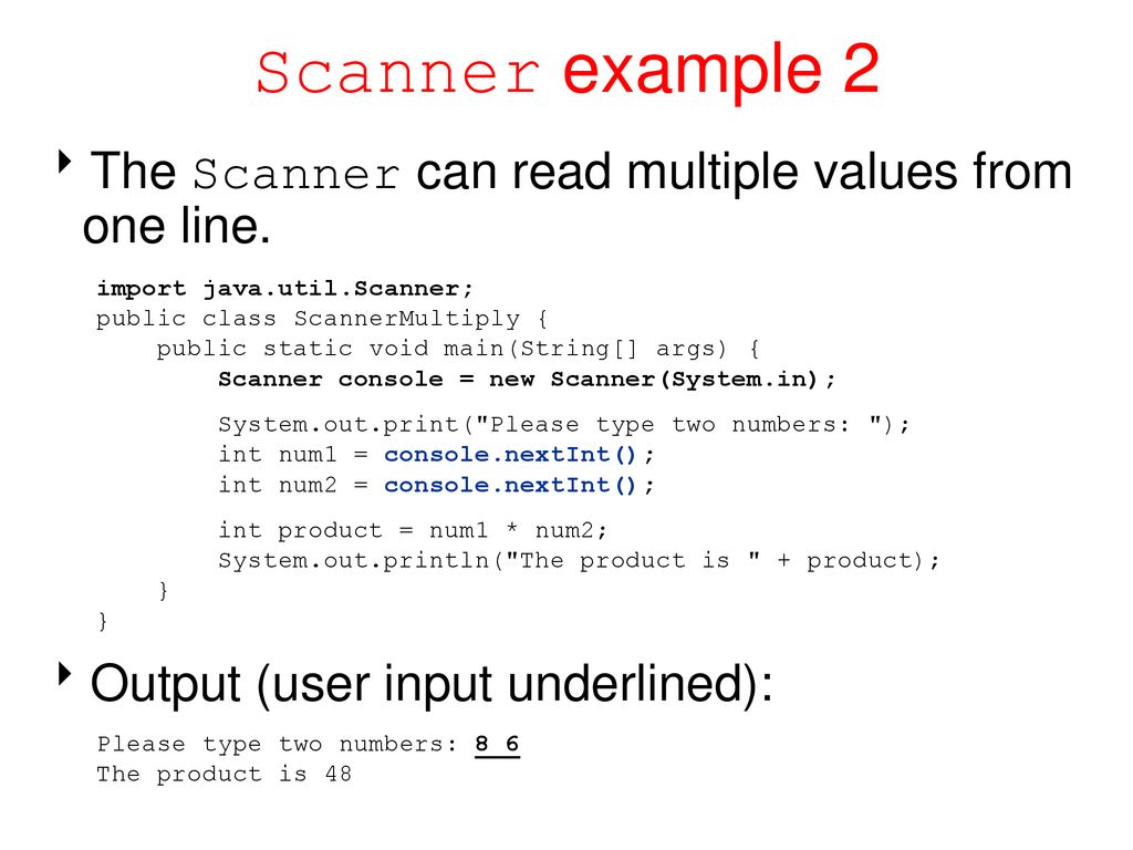 Topic 11 Scanner Object Conditional Execution Ppt Download