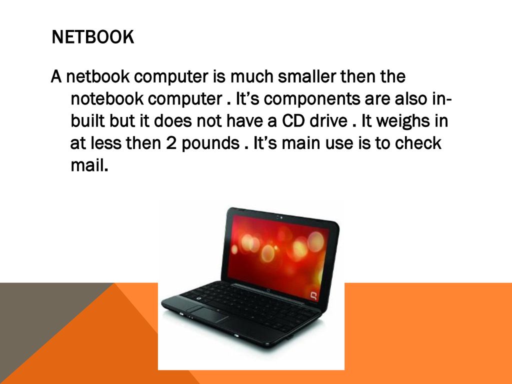 Definition of netbook