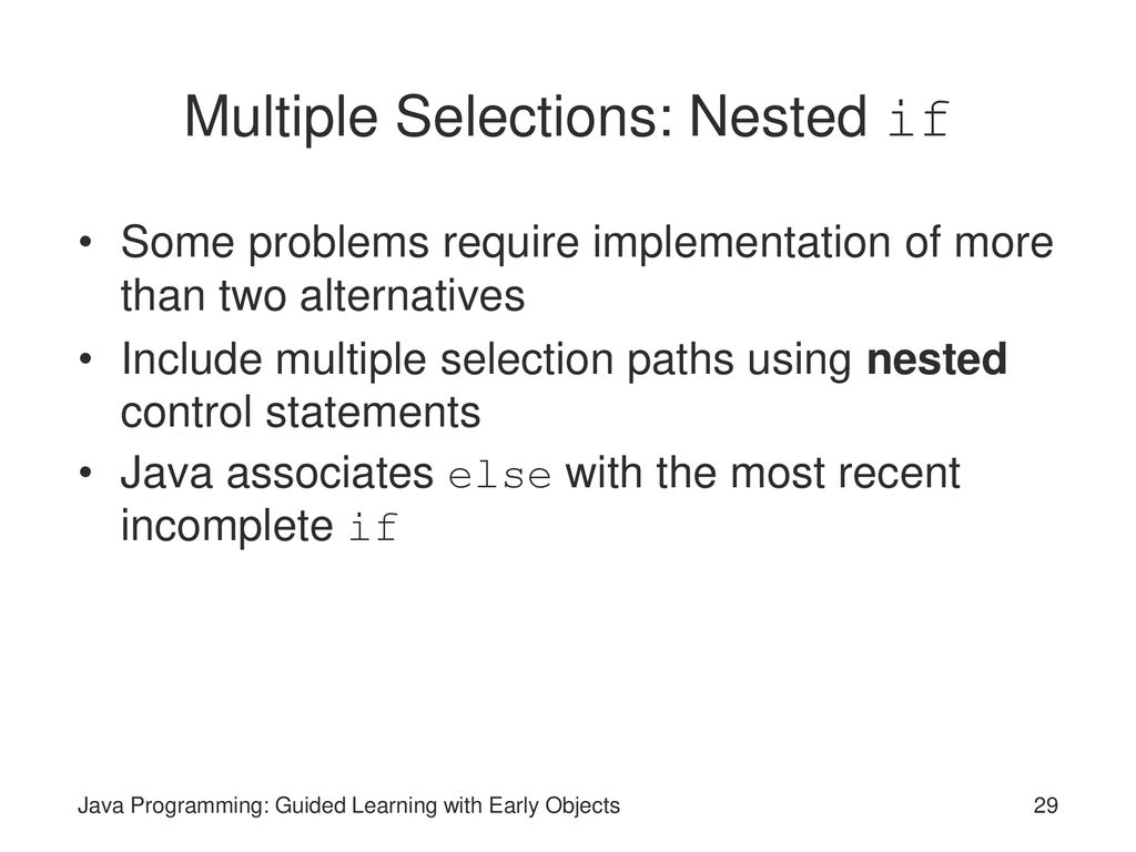 Java Programming: Guided Learning with Early Objects - ppt download