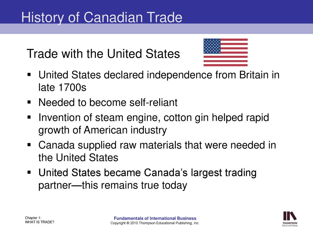 History of Canadian Trade