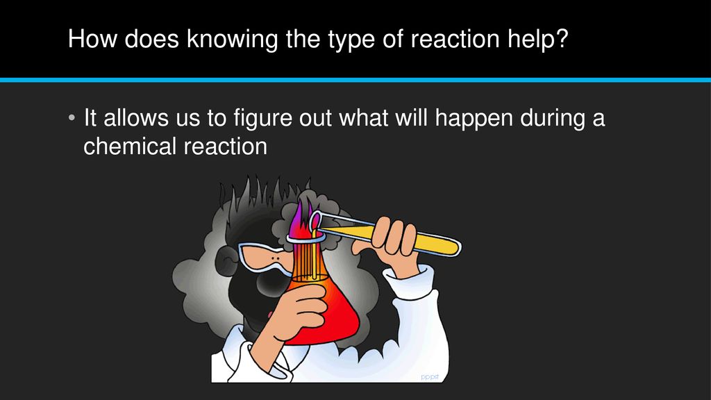 The Six Types of Reactions ppt download The Six Types of Reactions ppt download