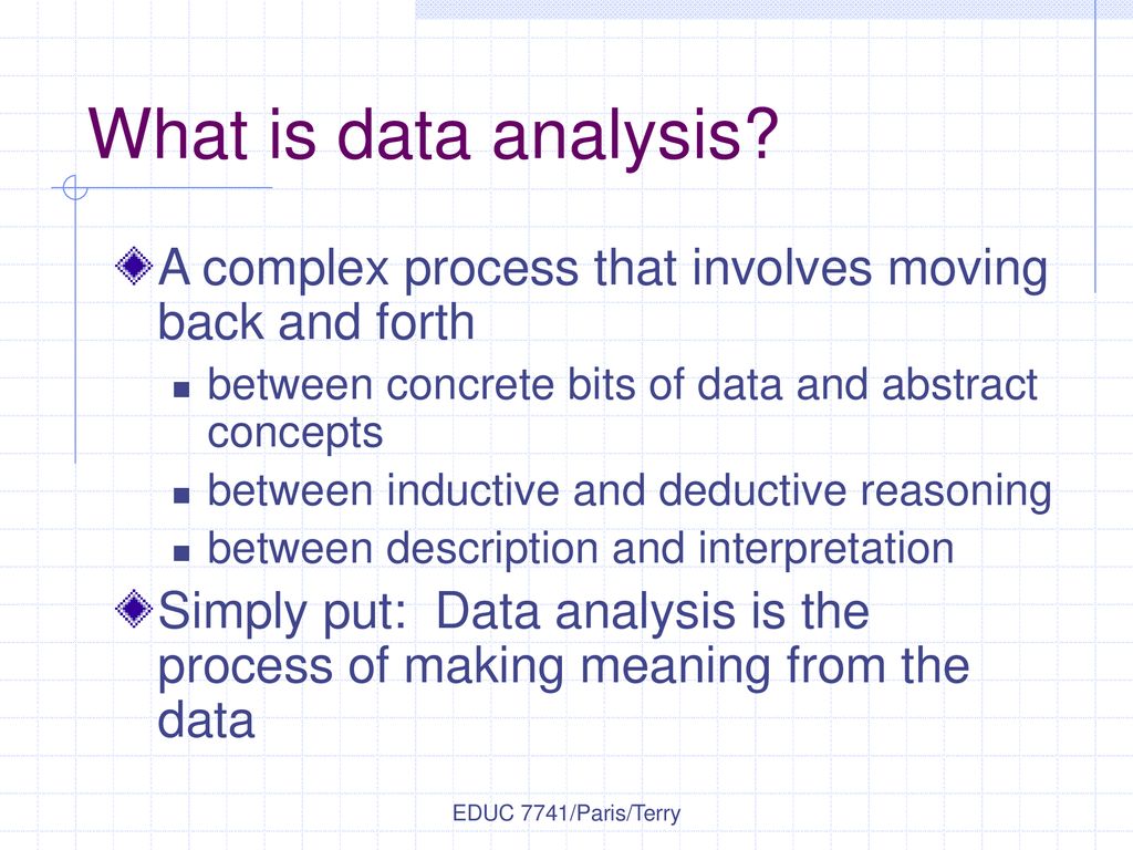 Data Analysis In Qualitative Research Ppt Download