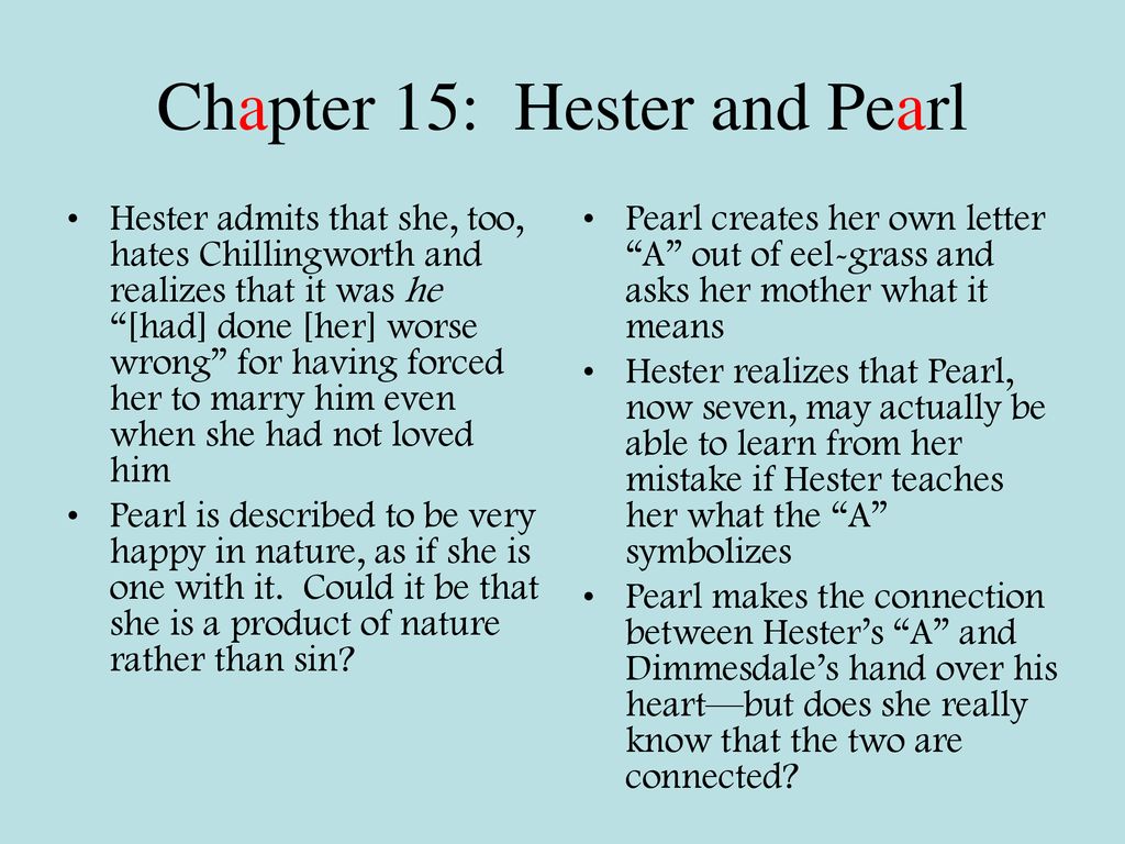 why does hester fear chillingworth