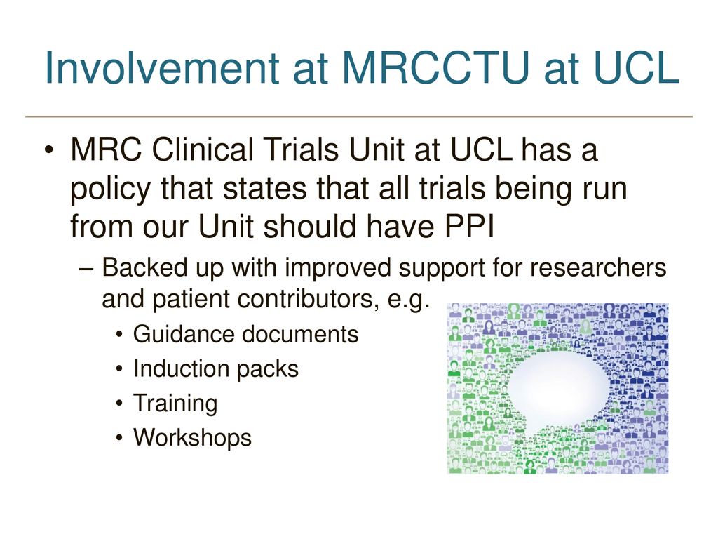 Reconsidering patient and public involvement (PPI) in clinical trials ...