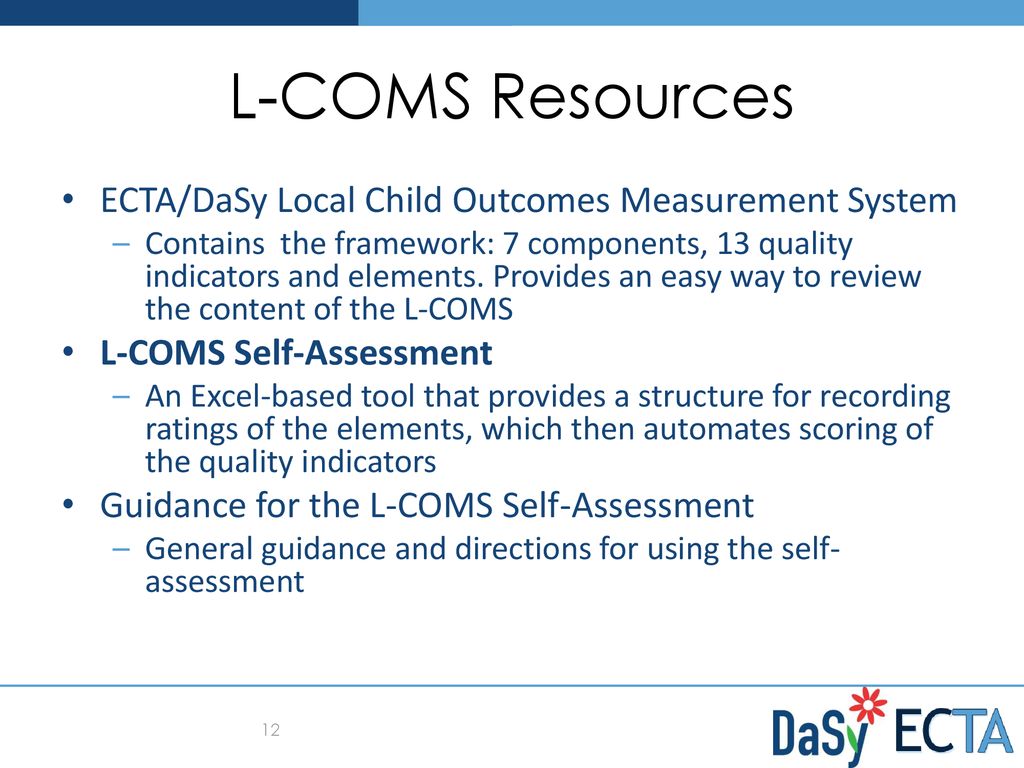 Supporting Improvement Of Local Child Outcomes Measurement Systems ...