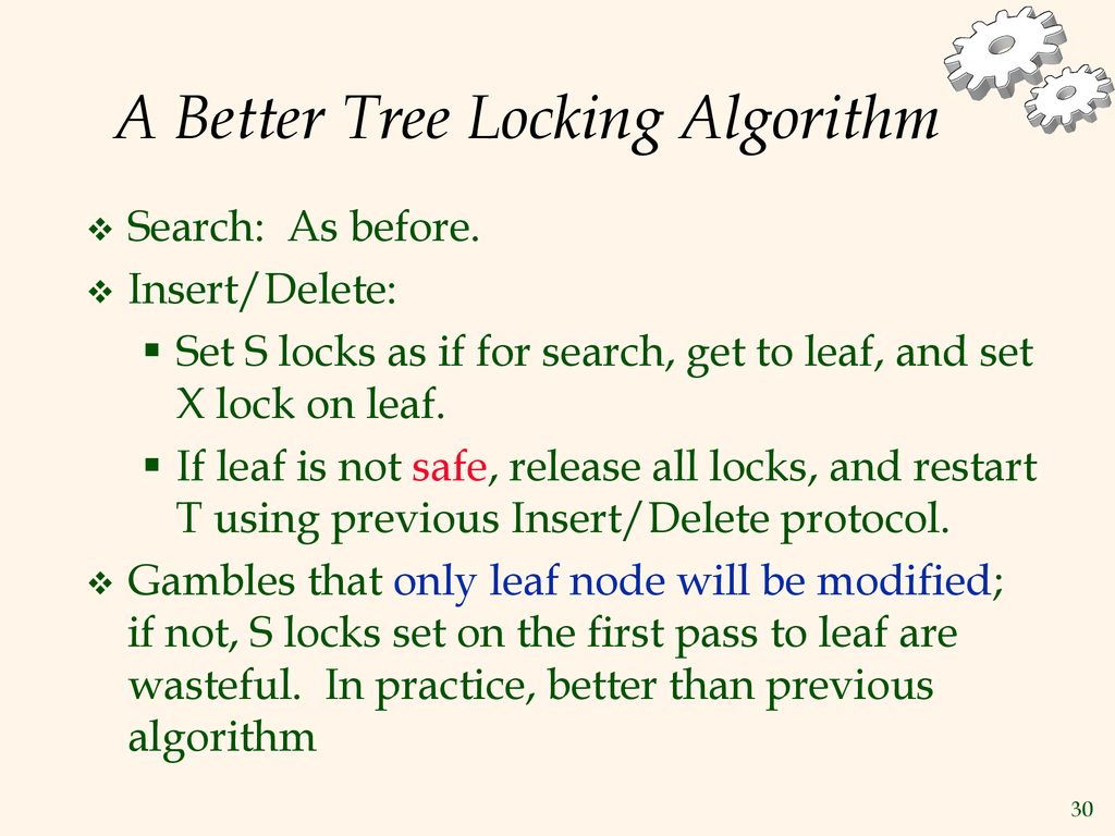 A Better Tree Locking Algorithm