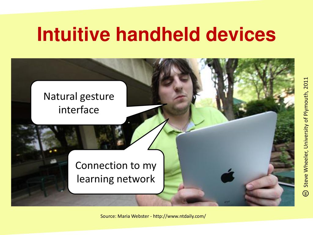 Intuitive handheld devices