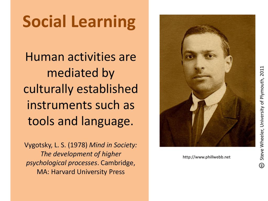 Human activities are mediated by culturally established instruments such as tools and language.