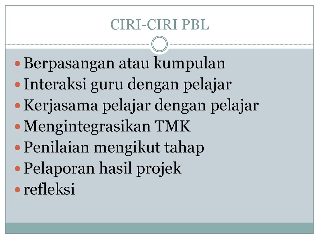 TRANSFORMASI PENDIDIKAN ABAD 21 - PEMBELAJARAN BERASASKAN PROJEK - Ppt ...