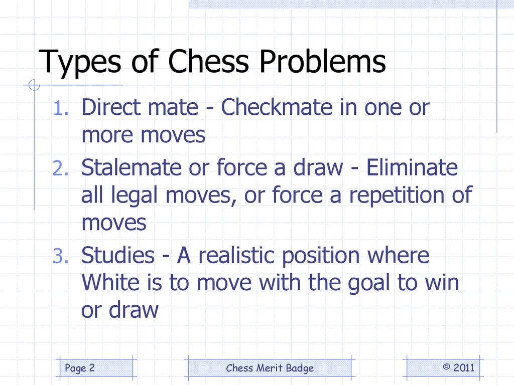 Chess Merit Badge Presentation