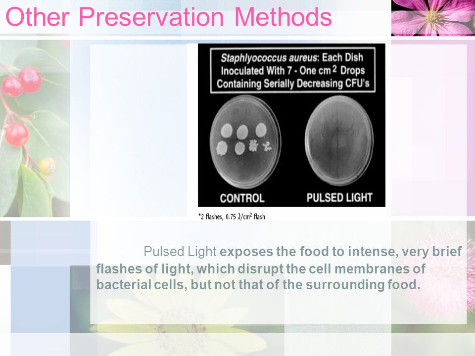 Other Preservation Methods