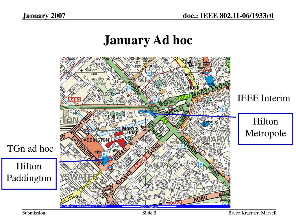 January Ad hoc IEEE Interim Hilton Metropole TGn ad hoc Hilton