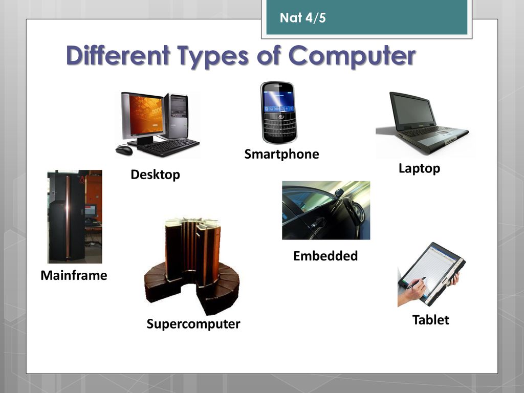 Nat 4/5 Computing Science Types of Computer and Performance - ppt download