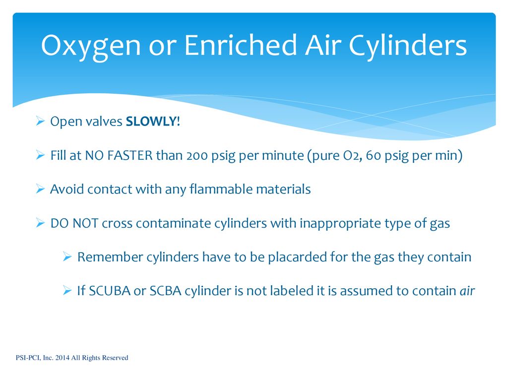 Cylinder HAZMAT & Fill Station Operations Compliance ppt download