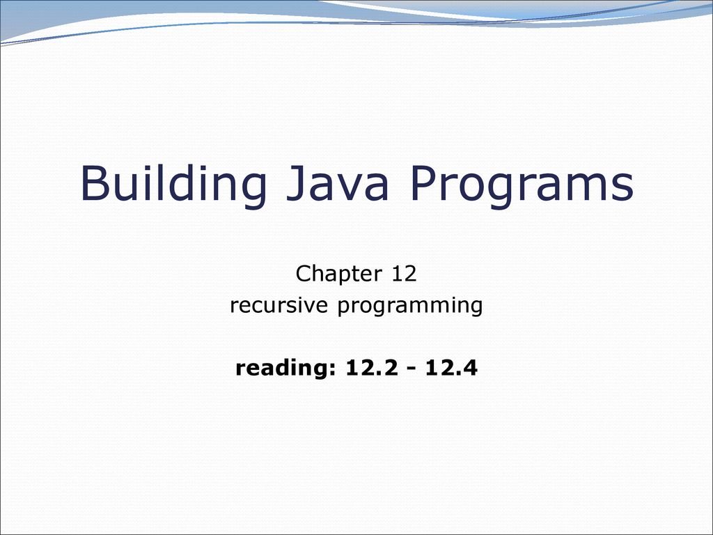 Building Java Programs - ppt download