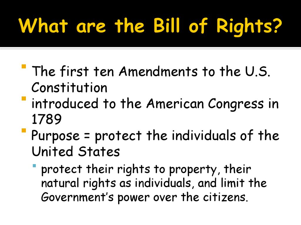 The First 10 Amendments To The U.s. Constitution - Ppt Download