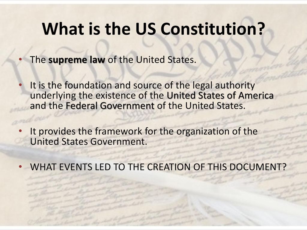 United states constitution ppt download