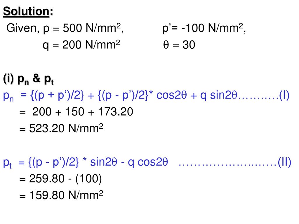 Principal Stresses Strains Ppt Download