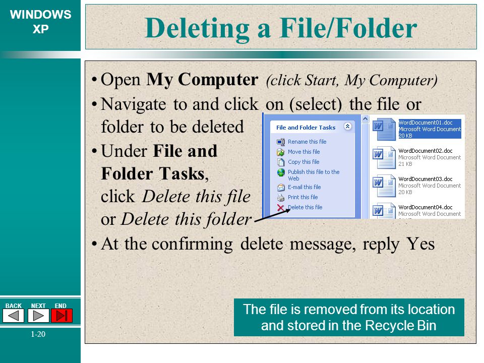 Deleting a File/Folder