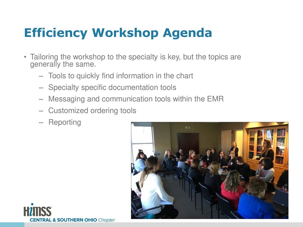 Efficiency Workshop Agenda