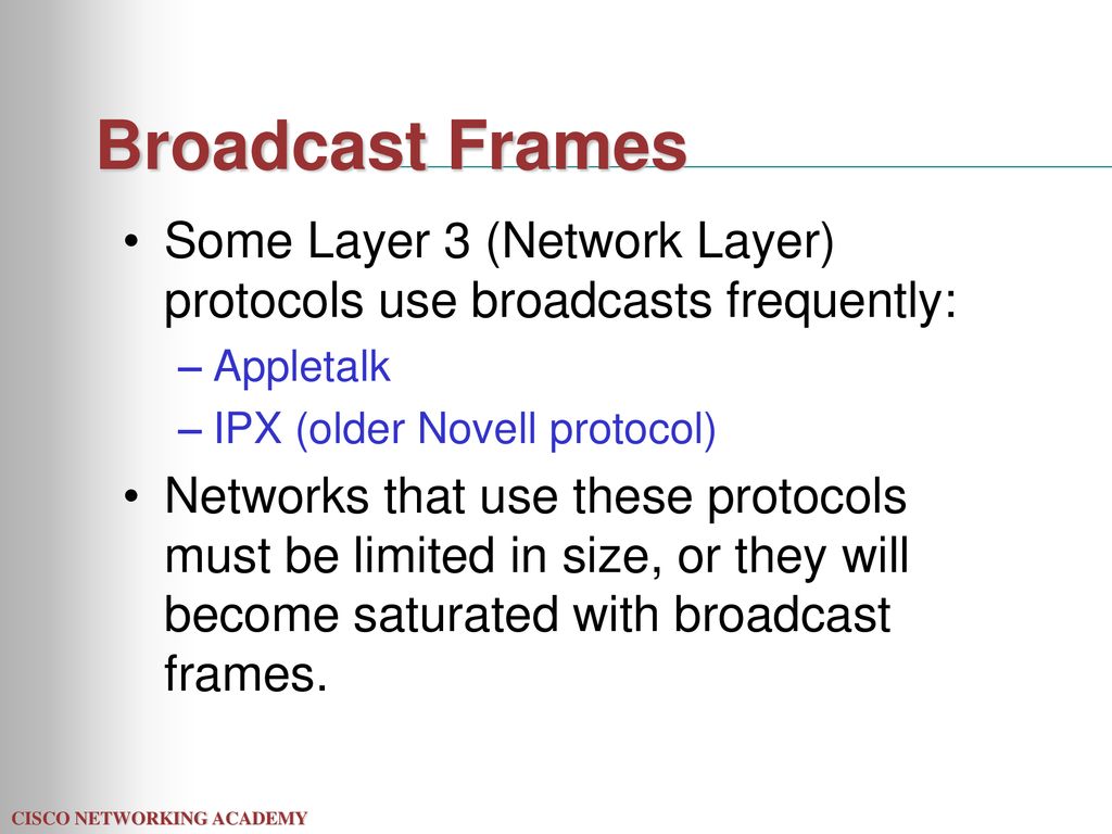 Broadcast and collision domains ppt download