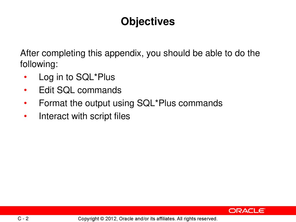 Using sql plus ppt download