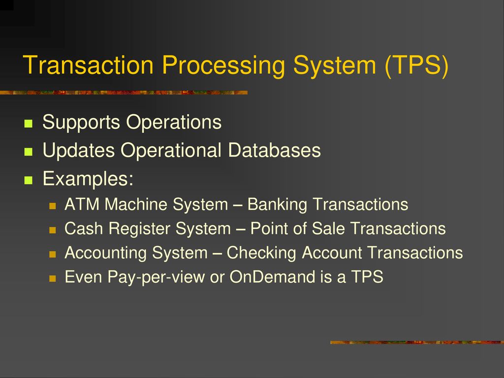 Information Systems Serve 3 Roles - ppt download