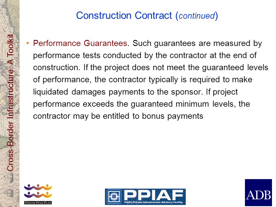Construction Contract (continued)