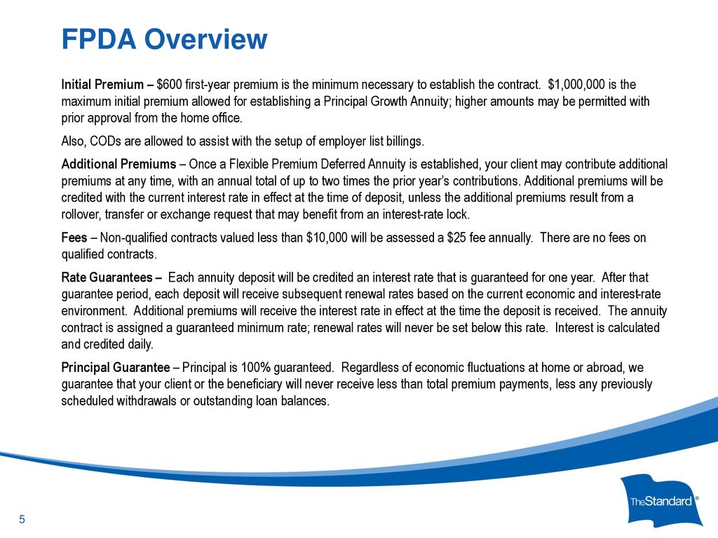 Flexible premium deferred annuity ppt download