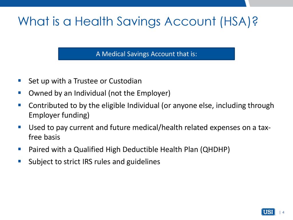 Qualified High deductible health plan overview ppt download