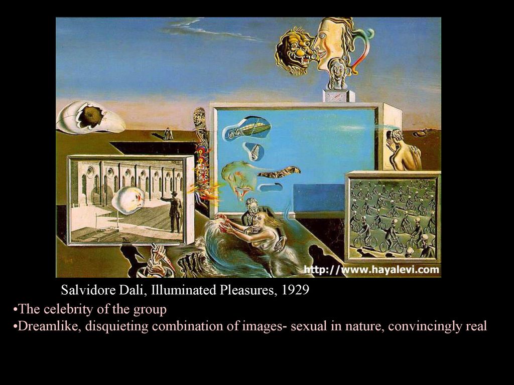 Salvidore Dali, Illuminated Pleasures, 1929