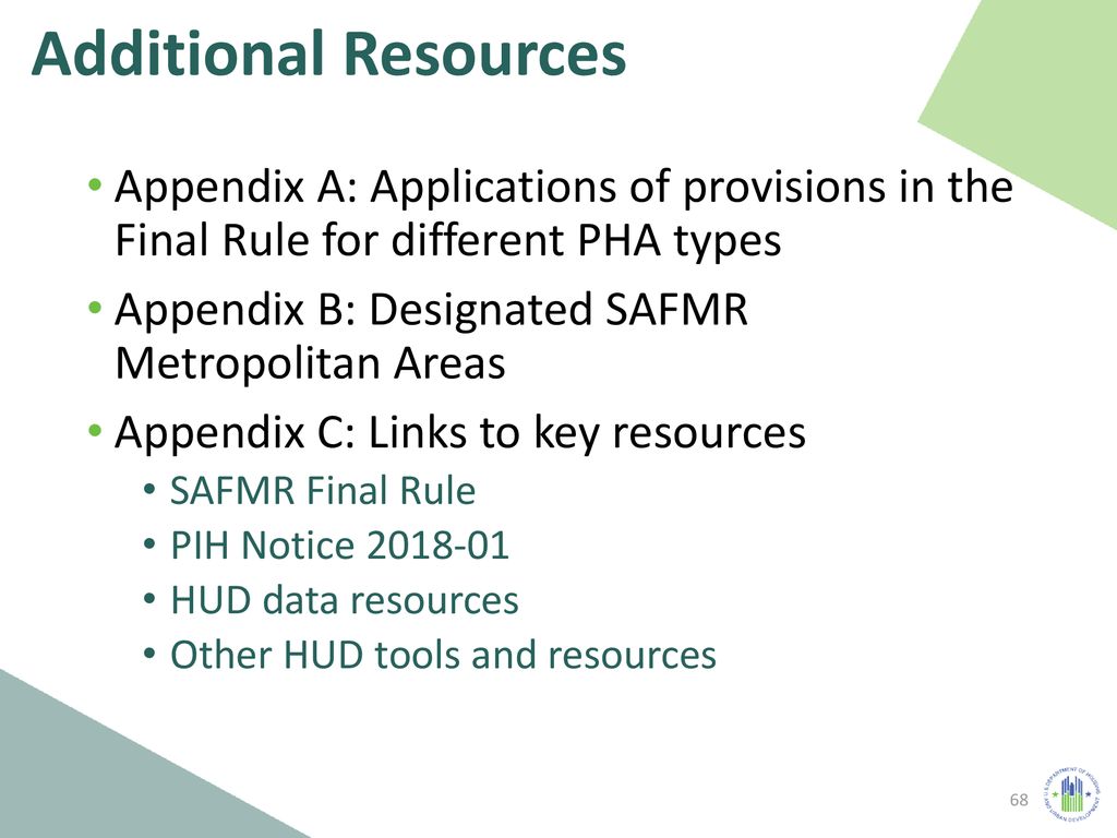 Implementing Small Area Fair Market Rents (SAFMRs) for the HCV Program