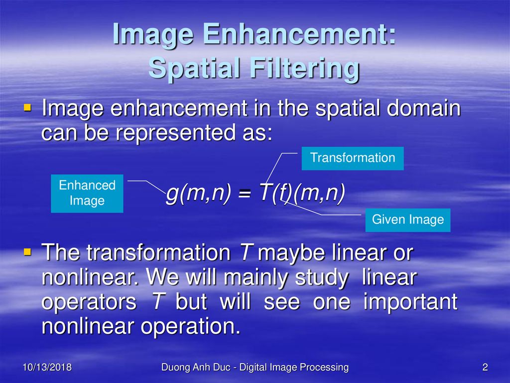 Digital Image Processing Ppt Download
