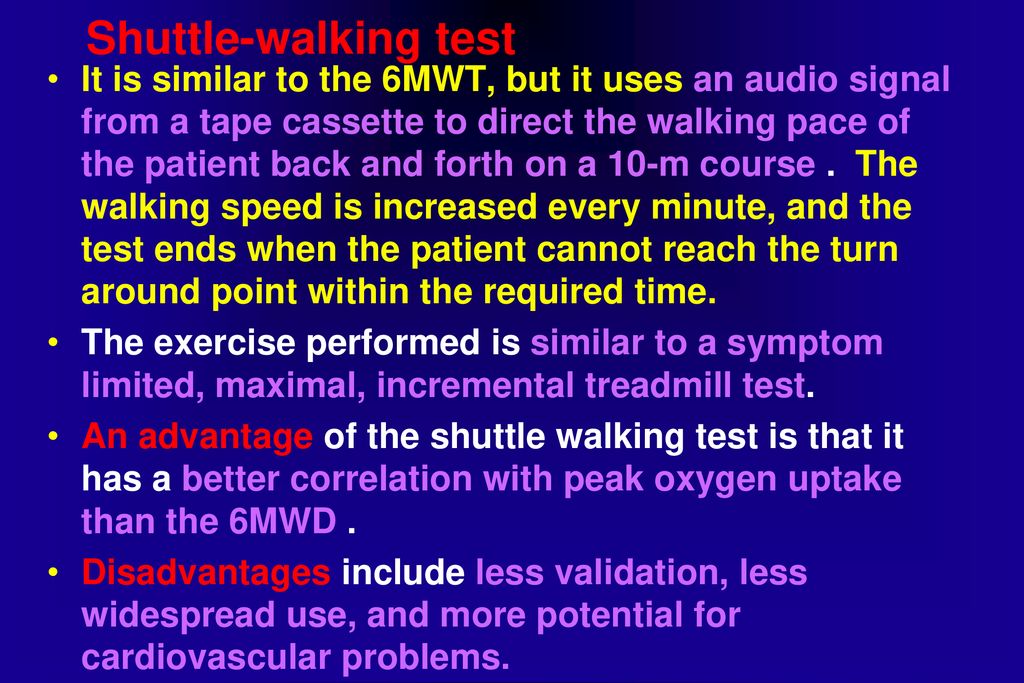 Six Minutes Walking Test - ppt download