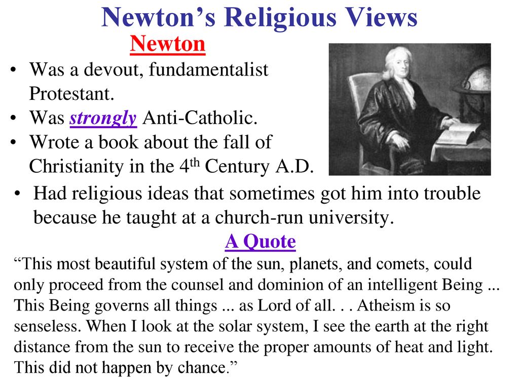 Newton’s Religious Views