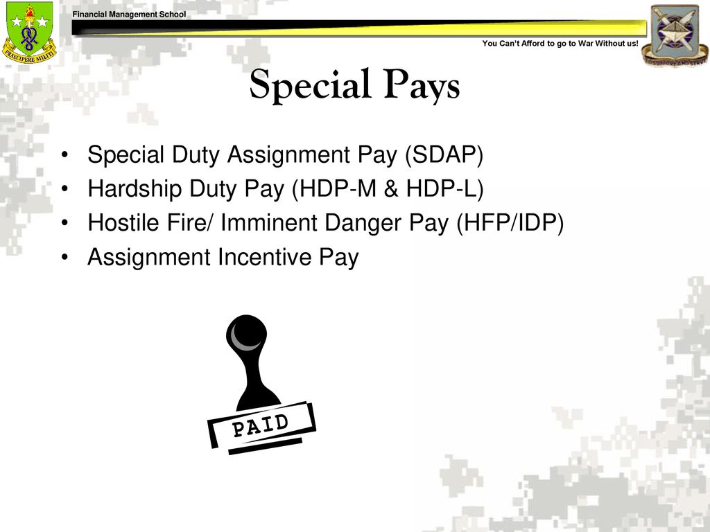 Sdap Pay Chart