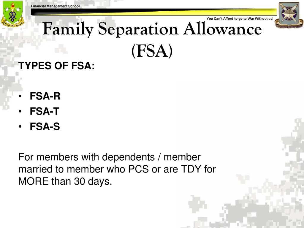 Navy Family Separation Pay Chart