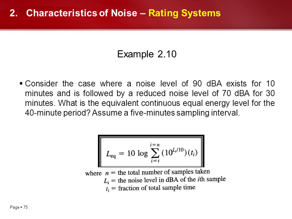 Chapter 2: Noise and Vibration - ppt download