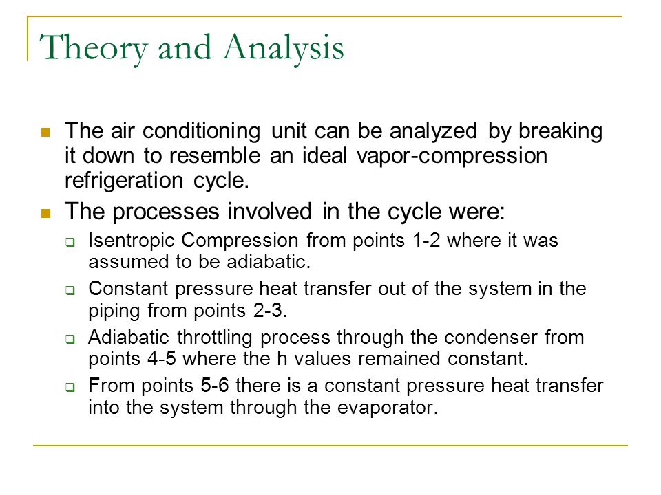 Air Conditioning Lab Me 4122 Thermo Fluids Lab Justin Gregerson Ppt Video Online Download