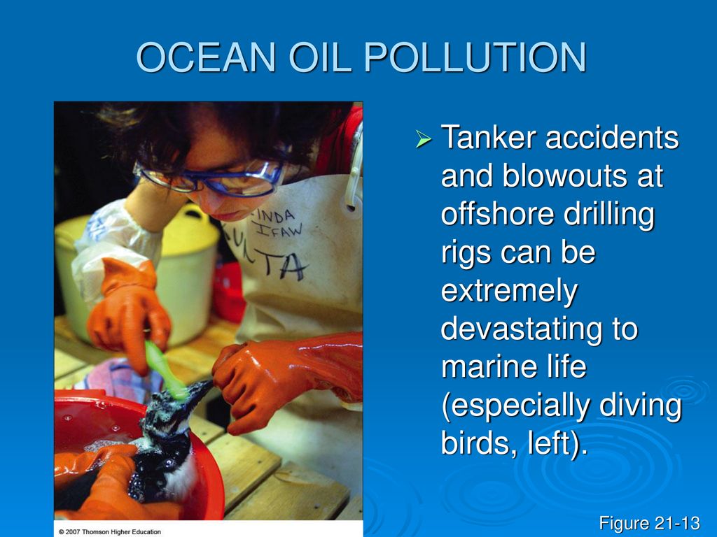 OCEAN OIL POLLUTION